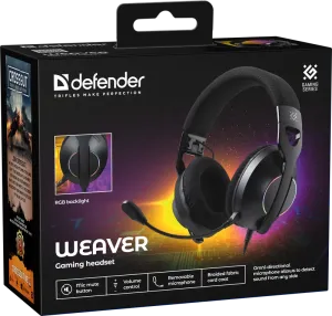 Defender - Gamer fejhallgató Weaver