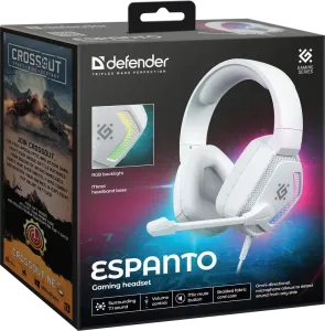 Defender - Gamer fejhallgató Espanto