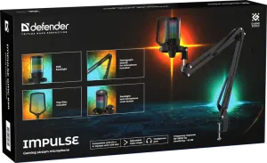 Defender - Gaming stream mikrofon Impulse GMC 650