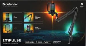 Defender - Gaming stream mikrofon Impulse GMC 650