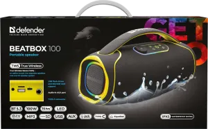 Defender - Hordozható hangszóró Beatbox 100