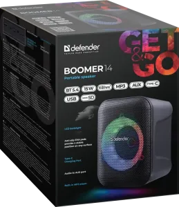 Defender - Hordozható hangszóró Boomer 14