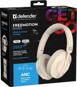 Defender - Vezeték nélküli sztereó headset FreeMotion B485