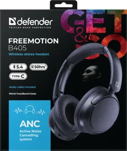 Defender - Vezeték nélküli sztereó headset FreeMotion B405