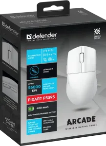 Defender - Vezeték nélküli gamer egér Arcade GM-381