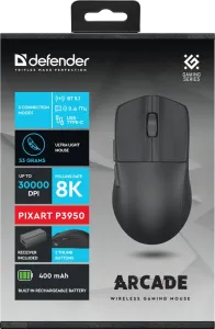 Defender - Vezeték nélküli gamer egér Arcade PRO GM-381