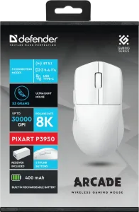 Defender - Vezeték nélküli gamer egér Arcade PRO GM-381