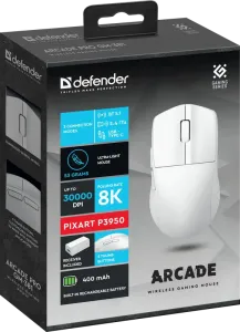 Defender - Vezeték nélküli gamer egér Arcade PRO GM-381