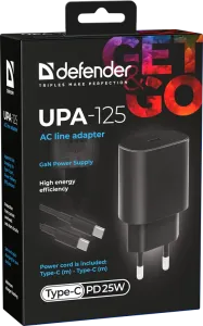 Defender - AC hálózati adapter UPA-125