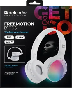 Defender - Vezeték nélküli sztereó headset FreeMotion B1005