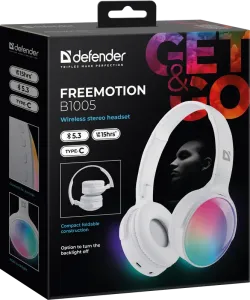 Defender - Vezeték nélküli sztereó headset FreeMotion B1005