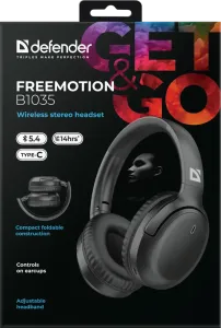 Defender - Vezeték nélküli sztereó headset FreeMotion B1035