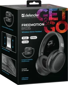 Defender - Vezeték nélküli sztereó headset FreeMotion B1035