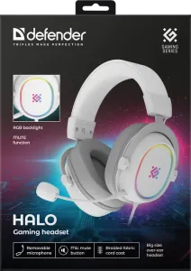 Defender - Gamer fejhallgató Halo
