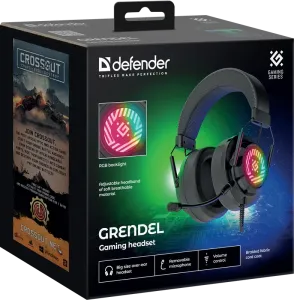 Defender - Gamer fejhallgató Grendel