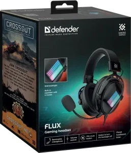 Defender - Gamer fejhallgató Flux