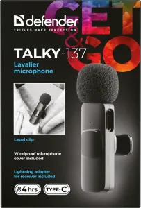 Defender - Csíptetős mikrofonok Talky-137