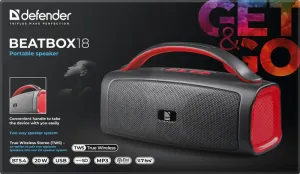 Defender - Hordozható hangszóró Beatbox 18