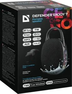 Defender - Hordozható hangszóró Enjoy 7