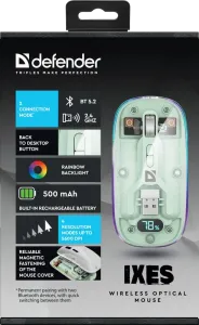Defender - Vezeték nélküli optikai egér Ixes MM-999