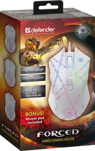 Defender - Vezetékes gamer egér Forced GM-020L