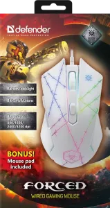 Defender - Vezetékes gamer egér Forced GM-020L