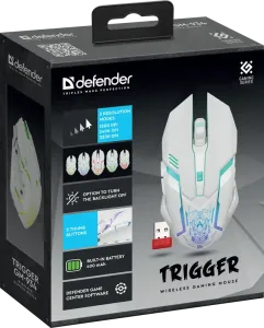 Defender - Vezeték nélküli gamer egér Trigger GM-934