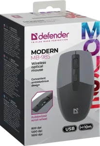 Defender - Vezeték nélküli optikai egér Modern MB-985