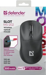 Defender - Vezeték nélküli optikai egér Slot MS-202