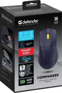 Defender - Vezeték nélküli gamer egér Commander GM-511