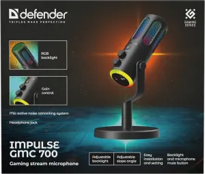 Defender - Gaming stream mikrofon Impulse GMC 700