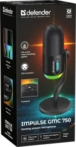 Defender - Gaming stream mikrofon Impulse GMC 750