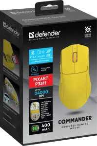 Defender - Vezeték nélküli gamer egér Commander GM-511
