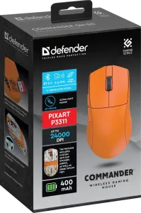 Defender - Vezeték nélküli gamer egér Commander GM-511