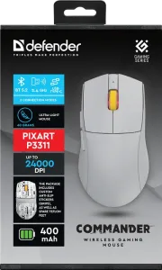 Defender - Vezeték nélküli gamer egér Commander GM-511