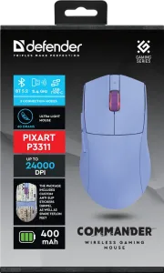Defender - Vezeték nélküli gamer egér Commander GM-511