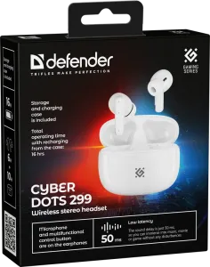 Defender - Vezeték nélküli sztereó headset CyberDots 299