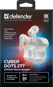 Defender - Vezeték nélküli sztereó headset CyberDots 277