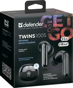 Defender - Vezeték nélküli sztereó headset Twins 1005