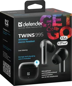Defender - Vezeték nélküli sztereó headset Twins 995