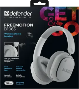 Defender - Vezeték nélküli sztereó headset FreeMotion В1065,
