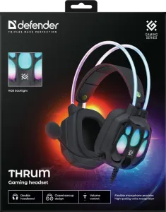 Defender - Gamer fejhallgató Thrum