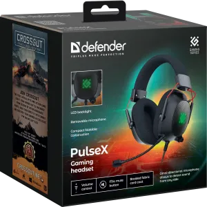 Defender - Gamer fejhallgató PulseX