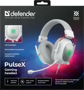 Defender - Gamer fejhallgató PulseX