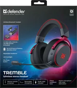 Defender - Vezeték nélküli sztereó headset Tremble