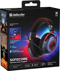 Defender - Vezeték nélküli sztereó headset Sonicore