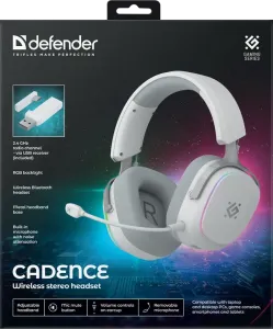 Defender - Vezeték nélküli sztereó headset Cadence