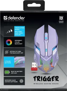 Defender - Vezeték nélküli gamer egér Trigger GM-934
