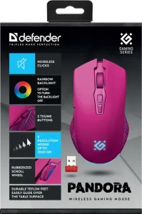 Defender - Vezeték nélküli gamer egér Pandora GM-502