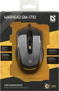 Defender - Vezetékes gamer egér Warhead GM-1710
